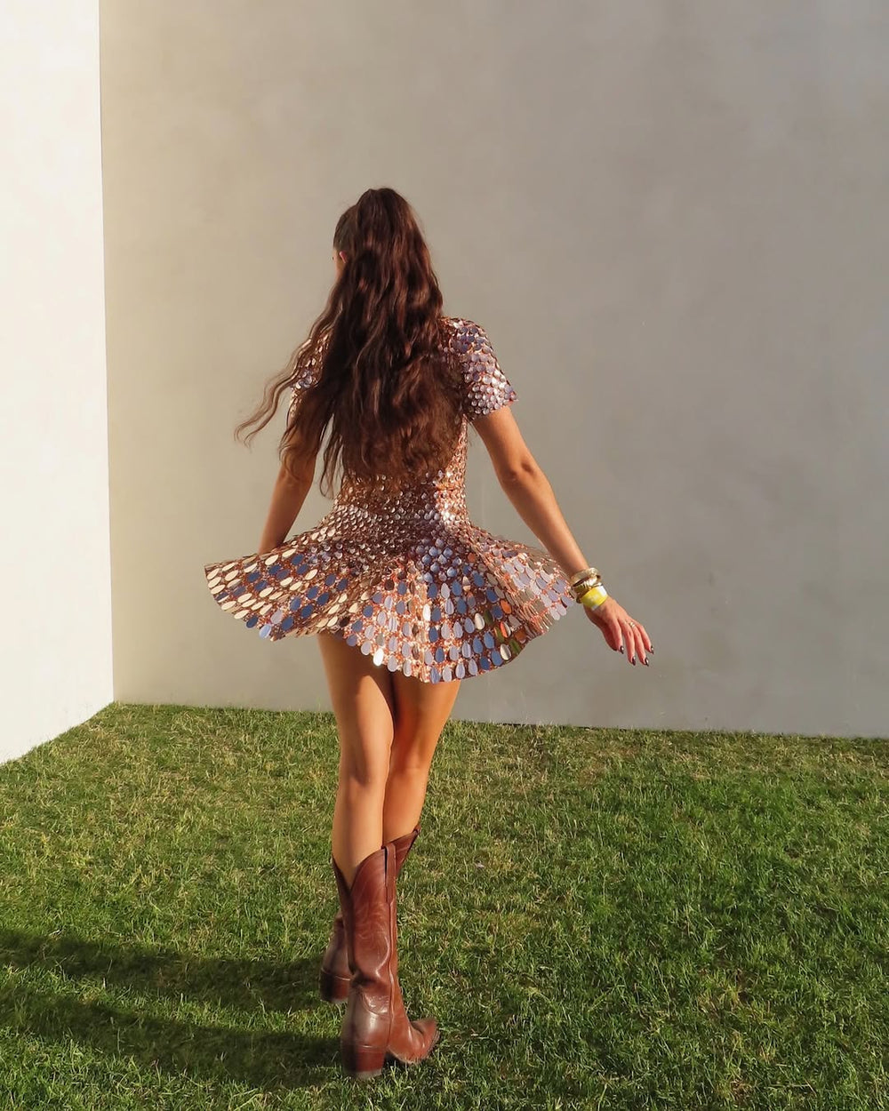 Ysella | Flare Mini Dress in first_variant_option1 | Elegant Women's Dress - Maeve The Label