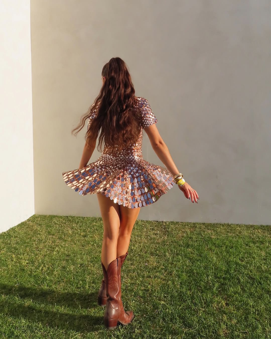 Ysella | Flare Mini Dress in first_variant_option1 | Elegant Women&