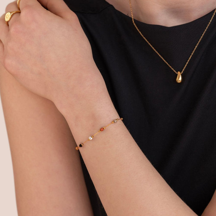 Ysoriah | Beaded Chain Bracelet in first_variant_option1 | Elegant Women&