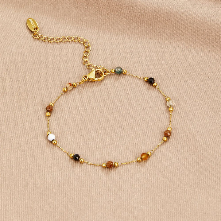 Ysoriah | Beaded Chain Bracelet in first_variant_option1 | Elegant Women&