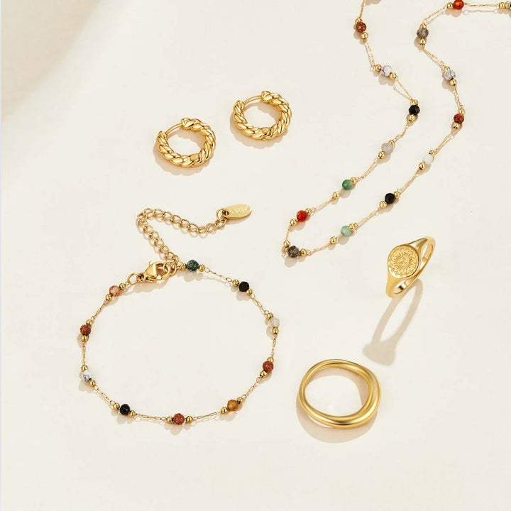 Ysoriah | Beaded Chain Bracelet in first_variant_option1 | Elegant Women&