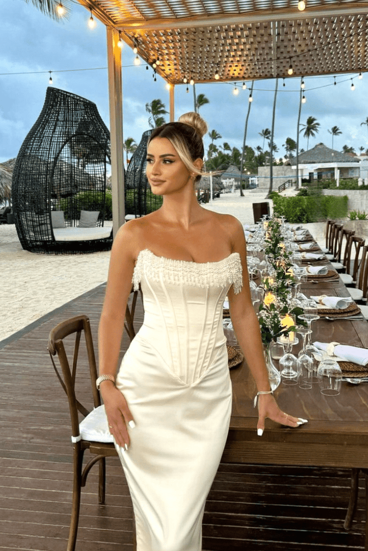 Zahra | Stunning Satin Gown in first_variant_option1 | Elegant Women&