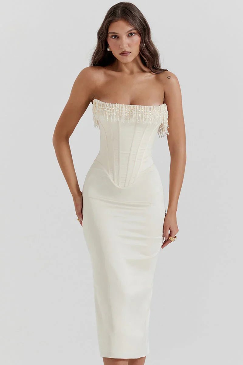 Zahra | Stunning Satin Gown in first_variant_option1 | Elegant Women&