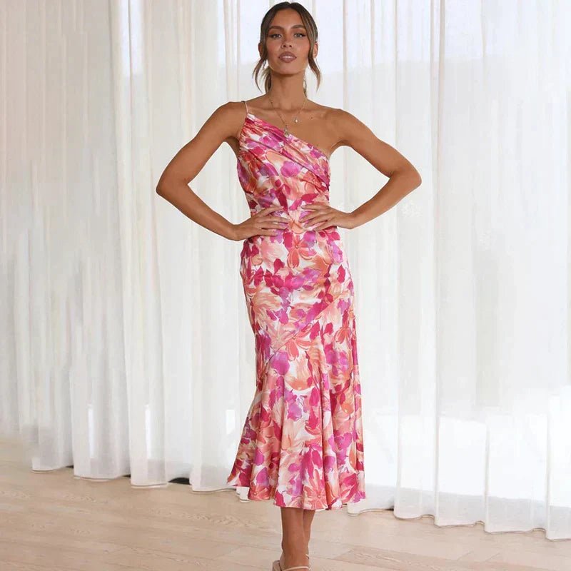Zenobia | Petal Flame Dress in first_variant_option1 | Elegant Women&