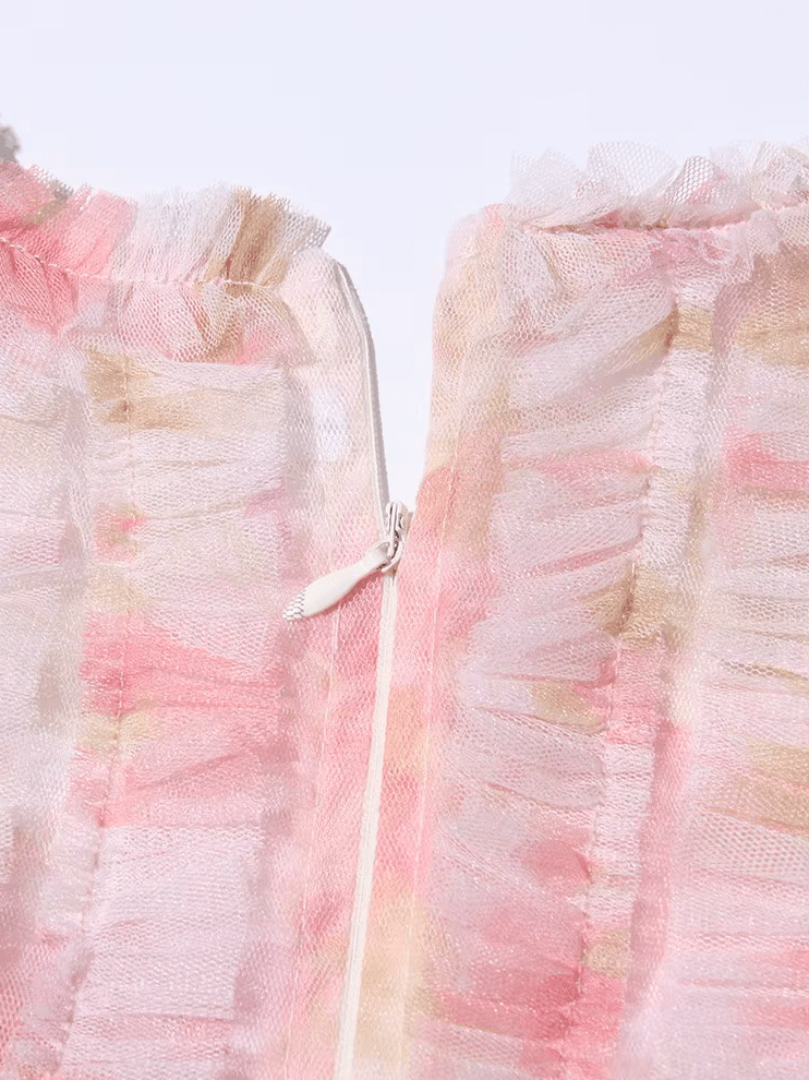 Zeri | Pastel Ruffle Dress in first_variant_option1 | Elegant Women&