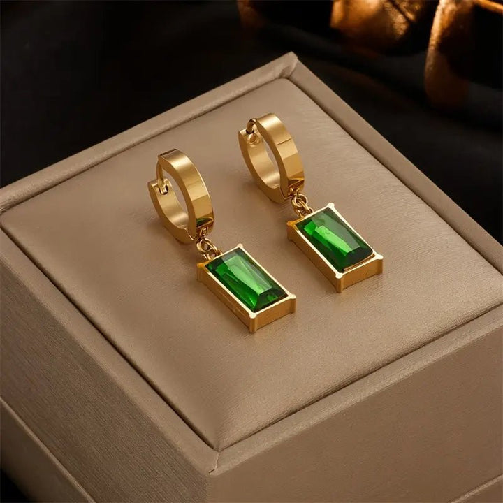 Zerina | Radiant Green Jewelry Set in first_variant_option1 | Elegant Women&