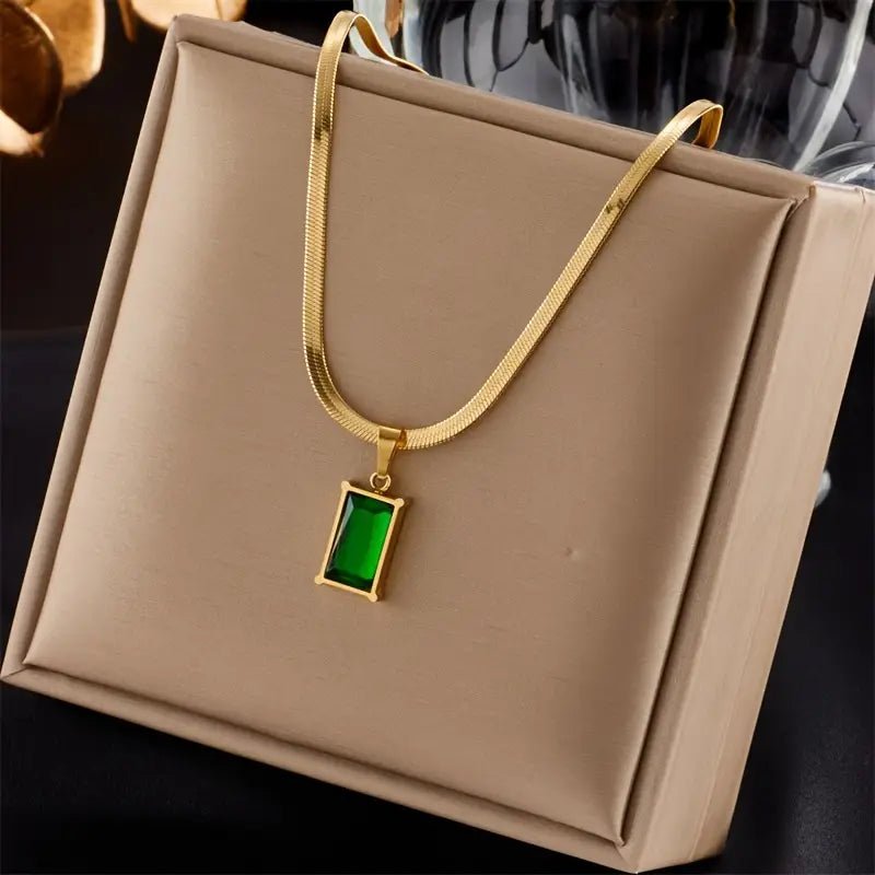 Zerina | Radiant Green Jewelry Set in first_variant_option1 | Elegant Women's Dress - Maeve The Label