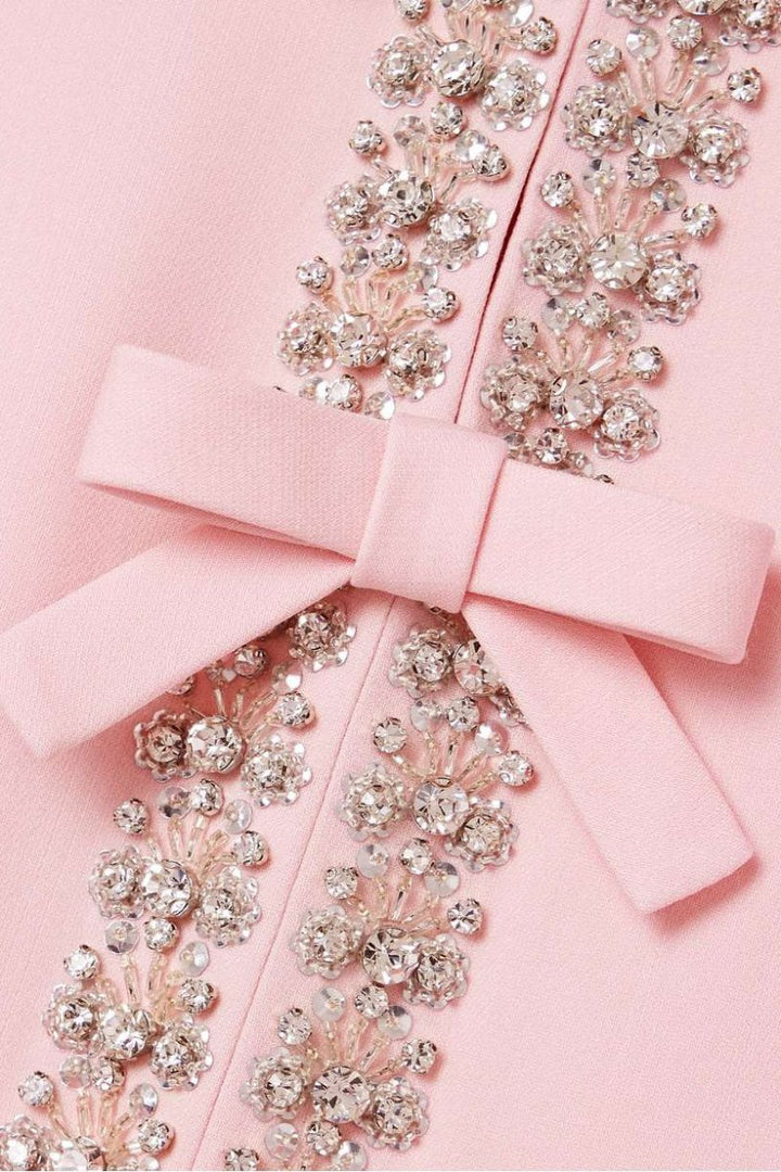 Jolie | Crystal-Embellished Midi Dress