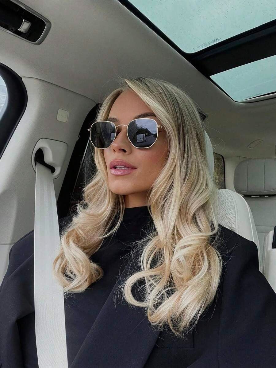 Zulema | Sleek Geometric Sunglasses in first_variant_option1 | Elegant Women&